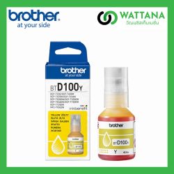 Brother INK BT-D100Y (Yellow) สีเหลือง - หมึกเติม (Refill)