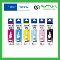 Epson INK Refill  673 Set 6 Colors (Black/Cyan/Magenta/Yellow/Light Cyan/Light Magenta)