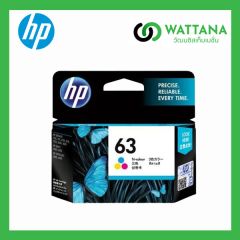 HP INK  63C Tri-Color (F6U61AA) สี