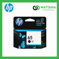 HP INK 65BK  Black ( N9K02AA) สีดำ
